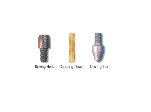 Rod Accessory – Driving Head, Driving Tip & Coupling Dowel